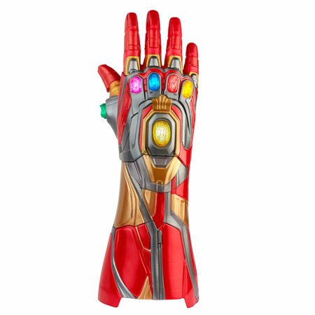 Réplica hasbro marvel nano manopla do infinito homem de ferro pvc gemas infinitas luzes led edição especial