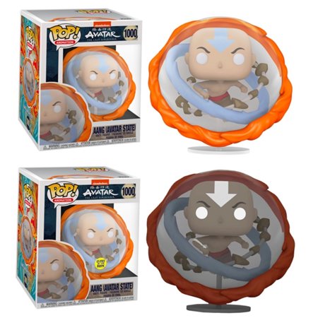 Funko Pop Animation Avatar O Último Mestre do Ar O Último Mestre do Ar Todos os elementos brilham no escuro Brilham no escuro Ed