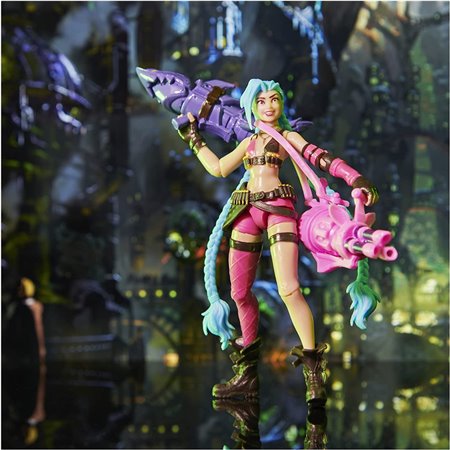 Figura league of legends a coleção de campeões jinx