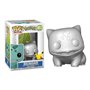 Funko Pop Jumbo Pokémon S6 Bulbasaur Prata Metálico Efeito 10 Polegadas Edição Especial Exclusiva 59874