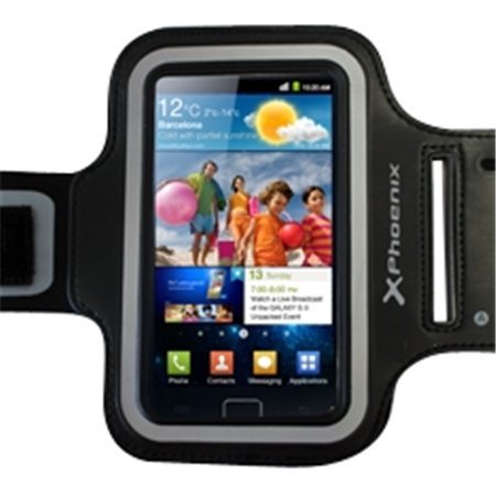 Capa para telefone com braçadeira esportiva Phoenix - smartphones - iphone - até 5,7 polegadas