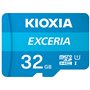 Cartão de memória micro secure digital sd kioxia 32gb exceria uhs - i c10 r100 com adaptador