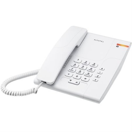 Alcatel temporis 180 ce telefone fixo profissional branco com cabo