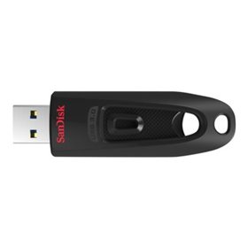 Memória usb 3.0 sandisk 128gb cruzer ultra black