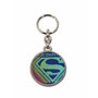 Chaveiro redondo de metal sd toys logo multicolor superman dc universe