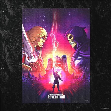 Quebra-cabeça mestres do universo revelação he - man & skeletor 1000 peças