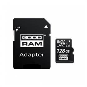 Cartão de memória micro sd goodram 128gb c10 uhs - i com adaptador