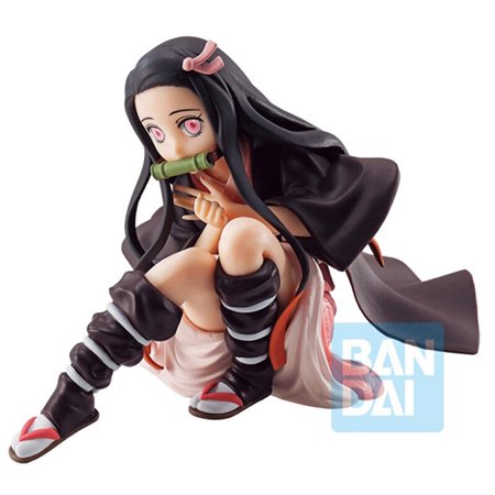 Figura bandai ichibansho demon slayer kimetsu no yaiba nezuko kamado 10 cm exclusivo