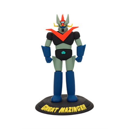 Mini figura de borracha grande mazinger mazinger z