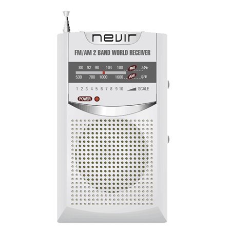 Nevir rádio de bolso nvr - 136 prata