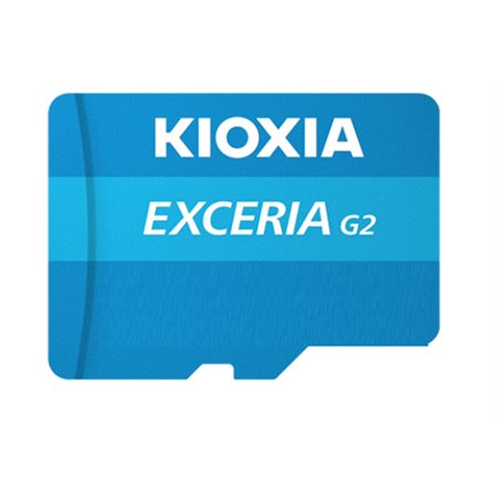 Micro sd kioxia 128gb exceria g2 w - adaptador