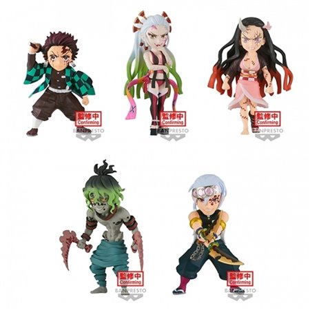 Figura banpresto demon slayer: kimetsu no yaiba world figura colecionável vol.10 12 unidades