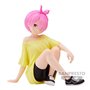 Banpresto figure re: zero iniciando a vida em outro mundo relax time ram training style