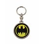 Chaveiro redondo de metal sd brinquedos logo batman universo dc