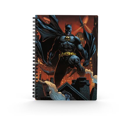 Notebook efeito 3d batman detetive comics dc universe