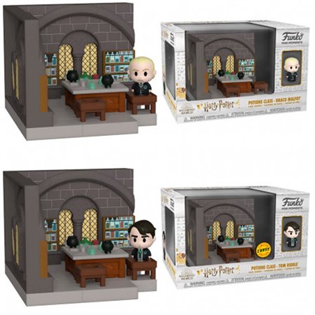 Mini momentos Funko Aniversário de Harry Potter Aulas de poções de Draco Malfoy com opção Chase 57362