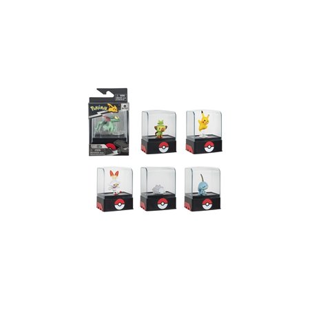 figura pokémon com vitrine