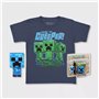 Pop & Tee Minecraft Charged Creeper Funko + Camiseta Tamanho L