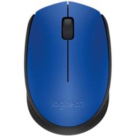 Mouse mouse logitech m171 óptico sem fio sem fio azul