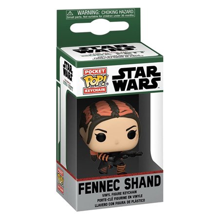 Funko pop chaveiro chaveiro star wars o livro de boba fett fennec