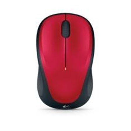 Mouse mouse logitech m235 óptico sem fio sem fio vermelho