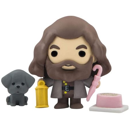 Figura de borracha gomee harry potter rubeus hagrid 8 cm