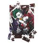 Quebra-cabeça 100 Joker efeito 3D e harley quinn manga dc universe