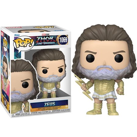 Funko Pop Marvel Thor Amor e Trovão Zeus 65011