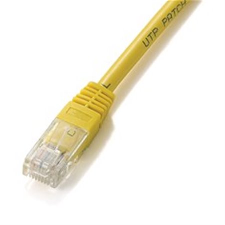 Patch cord de cabo vermelho rj45 u - utp cat6 3m amarelo