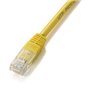 Patch cord de cabo vermelho rj45 u - utp cat6 3m amarelo