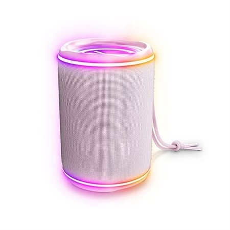 Coluna supernova caixa urbana pink energy sistem - à prova d'água - 16w - tws - bluetooth 5.1 - rgb