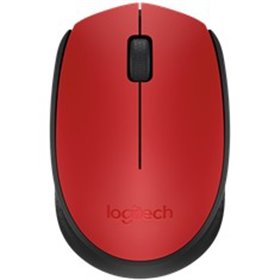 Mouse mouse logitech m171 óptico sem fio sem fio vermelho