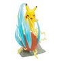 Figura pokémon 25º aniversário com iluminação pikachu de luxo