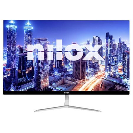 Monitor nilox nxm24fhd01 23,8 polegadas led fhd hdmi vga preto prata