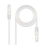 Patch cord rede utp cat6 rj45 nanocabo 0,30m branco