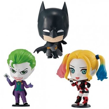 Conjunto de bolas gashapon bandai batman capchara 01 30 unidades