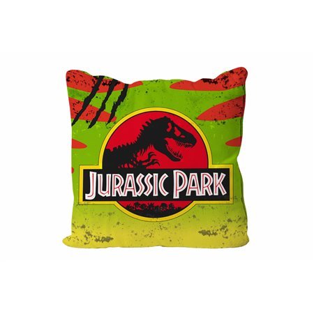 Almofada quadrada Jurassic Park logotipo do carro embalagem a vácuo