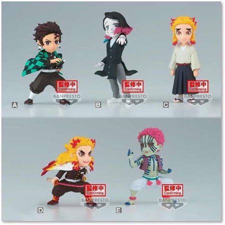 Figura banpresto kimetsu no yaiba world colecionável 1 unidade aleatória vol 8