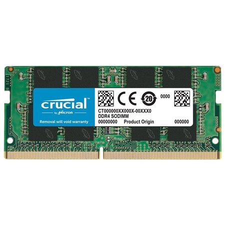 Memória RAM ddr4 8gb crucial - sodimm - 3200 mhz - pc4 21300 cl22