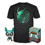 Pop & Tee My Hero Academia Deku Funko + Camiseta Tamanho M