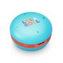 Alto-falante do sistema de energia lol&roll pop kids azul claro 5w - tws - bluetooth 5.0 - usb - c