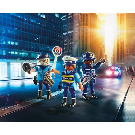 Cidade de Playmobil define figuras da polícia