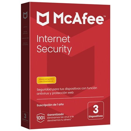 Antivírus mcafee internet security 3 dispositivos