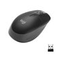 Mouse mouse logitech m190 de tamanho completo óptico sem fio sem fio cinza escuro