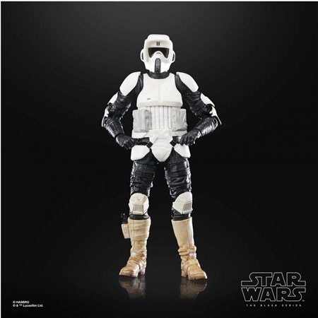 Figura hasbro the black series 40º aniversário de star wars: return of the jedi - biker scout