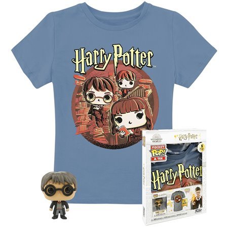 Camiseta Pop & Tee Harry Potter Funko + Trio Tamanho L