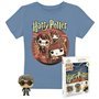Camiseta Pop & Tee Harry Potter Funko + Trio Tamanho L