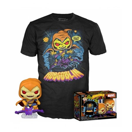 Funko Pop Marvel Spiderman Hobgoblin + Camiseta Exclusiva Tamanho Xl