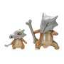 Figura jazwares pokemon multipack evolução duplo