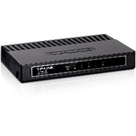 Switch 5 portas 10 - 100 - 1000 tp - link preto